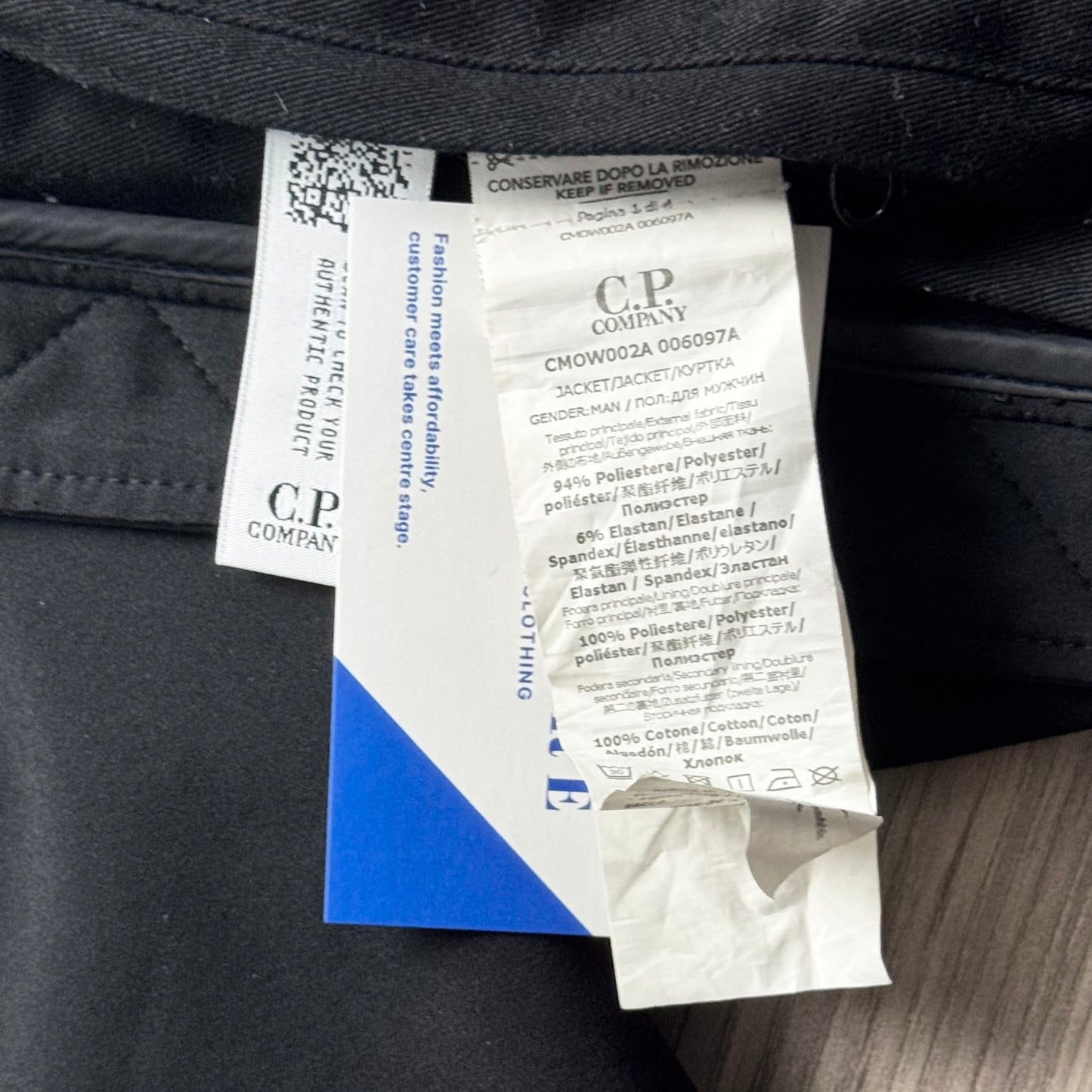 CP Company Shell-R Full Zip Goggle Jacket - XL ptp23”