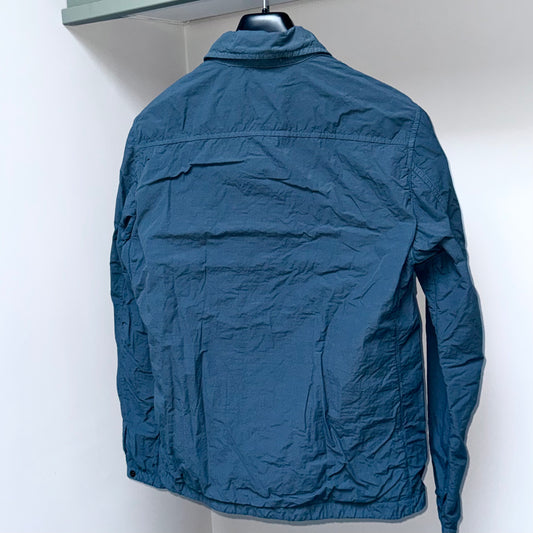 Stone Island Naslan Light Polartec Full Zip Badge Overshirt - Small ptp20.5”
