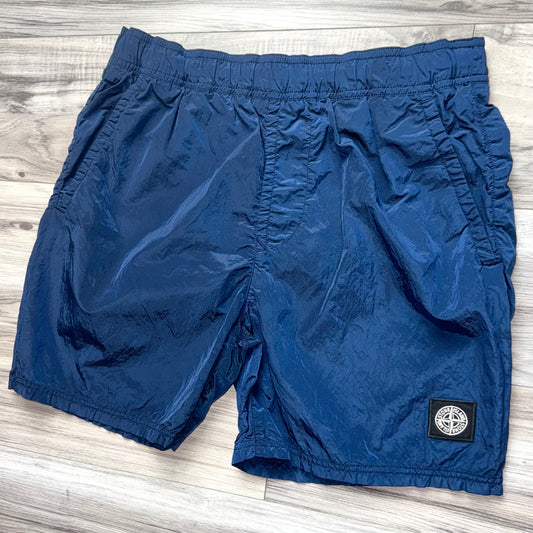 Stone Island Nylon Metal Patch Shorts - Small 30W
