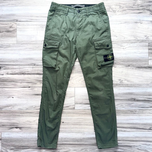Stone Island Badge Cargo Trousers - 29W 30L