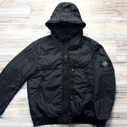 Stone Island Garment Dyed Crinkle Reps NY Full Zip Badge Jacket - XL ptp24”