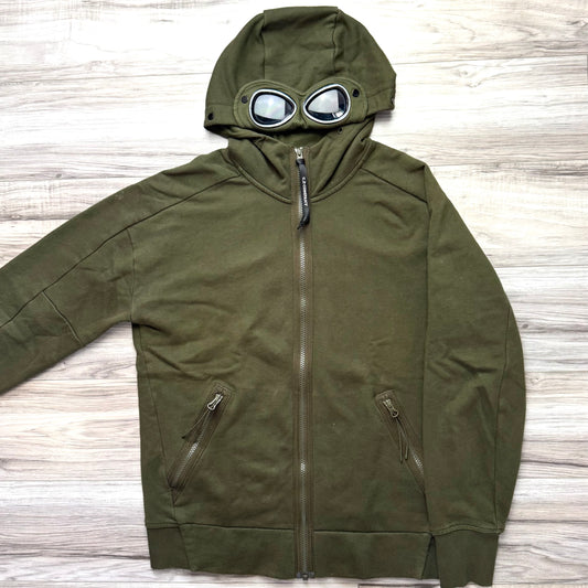 CP Company Full Zip Goggle Hoodie - Small