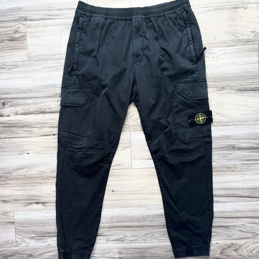 Stone Island Badge Cargo Trousers - 38W 30L