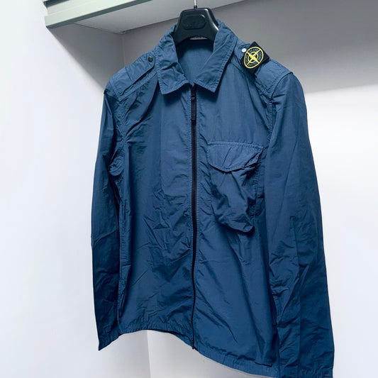 Stone Island Naslan Full Zip Shoulder Badge Overshirt - Medium ptp21.5”
