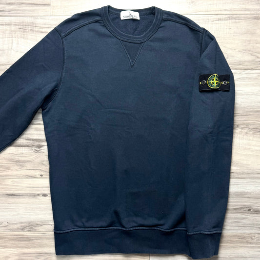 Stone Island Pullover Badge Sweatshirt - Medium ptp20.5”