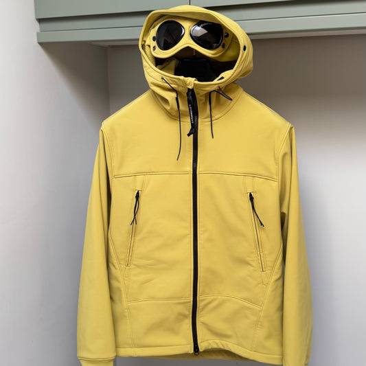 CP Company Yellow Shell-R Full Zip Goggle Jacket - Large ptp22”