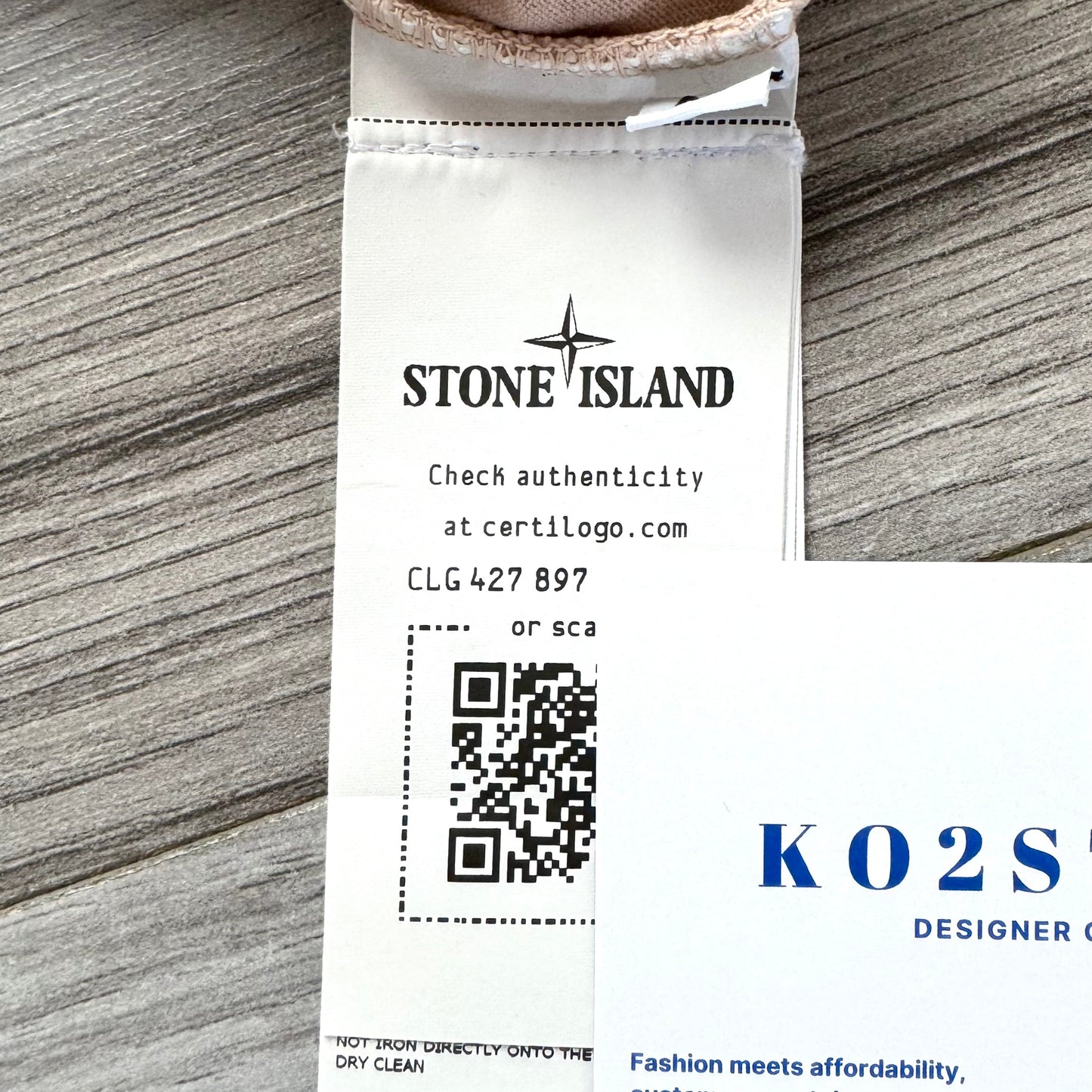 Stone Island Split Logo T shirt - Medium ptp19.5"