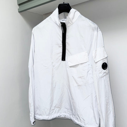 CP Company Chrome Nylon Half Zip Lens Smock - Medium ptp22”
