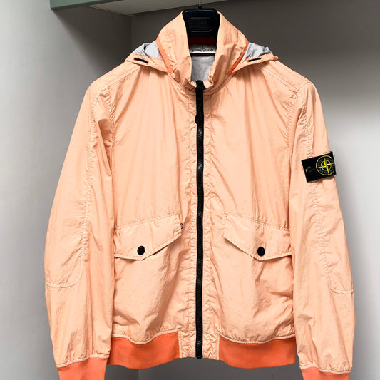 Stone Island Orange Membrana 3L TC Full Zip Jacket - XL