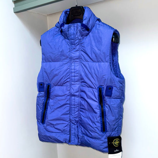 Stone Island Garment Dyed Crinkle Reps NY Down Badge Gilet - Medium ptp22”