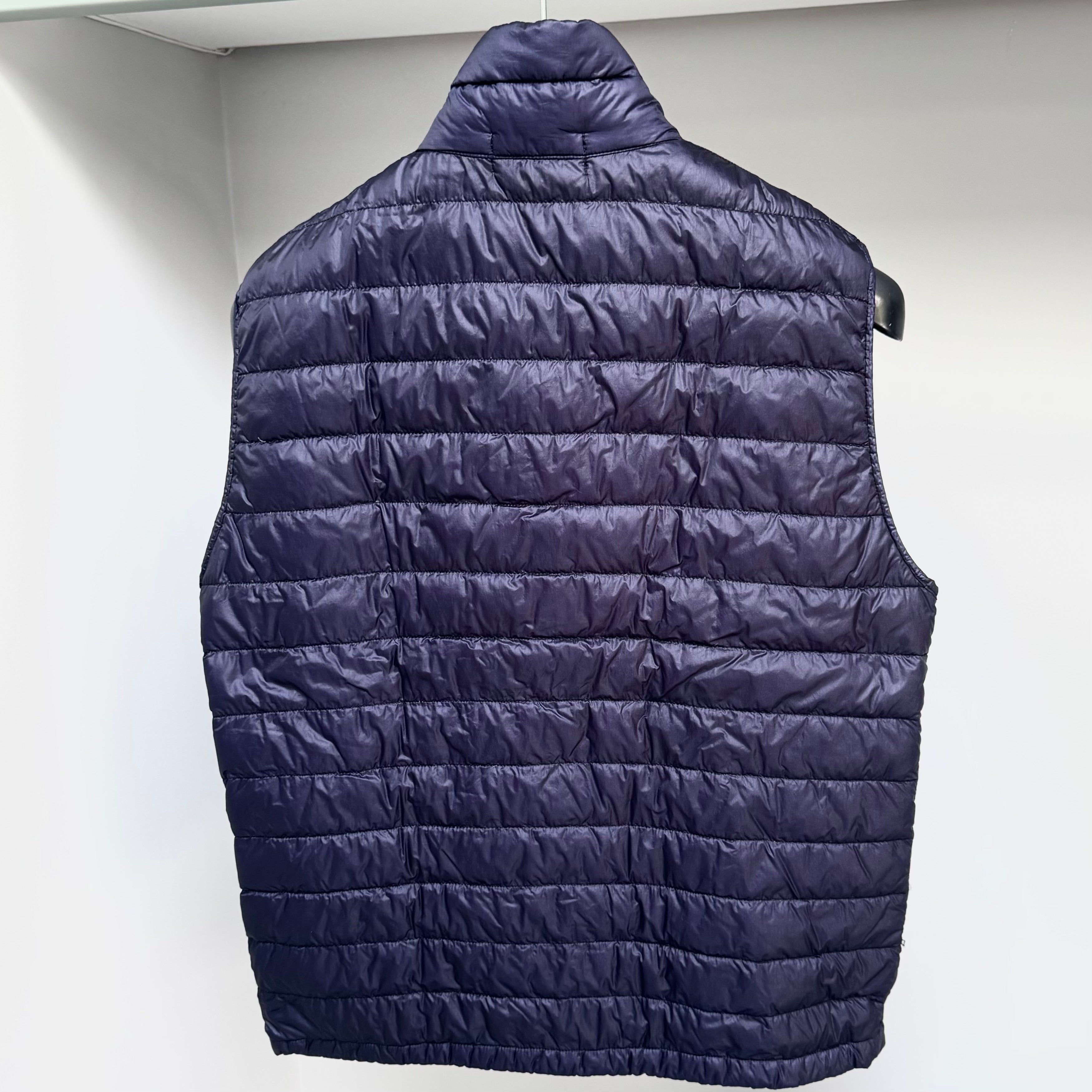 Stone Island Navy Blue David Light-TC With Micropile Gilet - Large