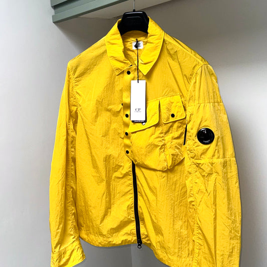 CP Company Chrome-R Nylon Full Zip Lens Overshirt - Small ptp20.5”