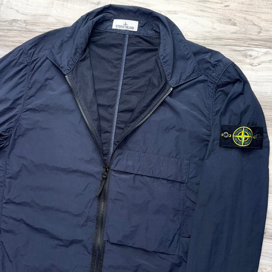 Stone Island Naslan Light Full Zip Badge Overshirt - XL ptp24.5”