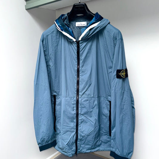 Stone Island Skin Touch Nylon-TC Full Zip Badge Jacket - 3XL ptp27”