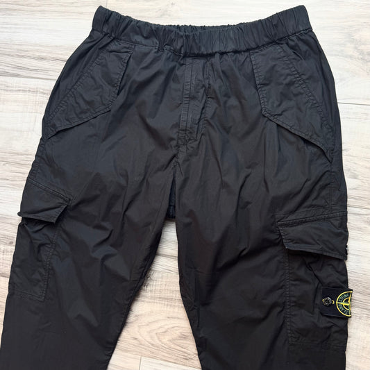 Stone Island Badge Cargo Trousers - 34W 31L