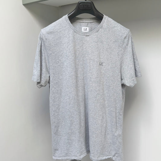 CP Company Grey Logo T shirt - Medium