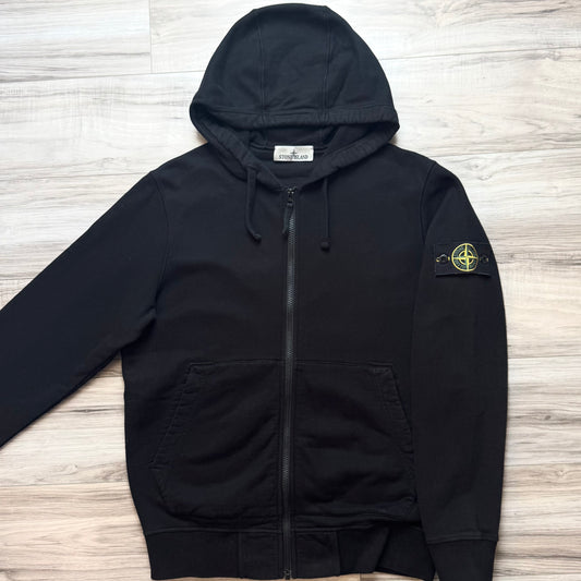 Stone Island Full Zip Badge Hoodie - Medium ptp21”