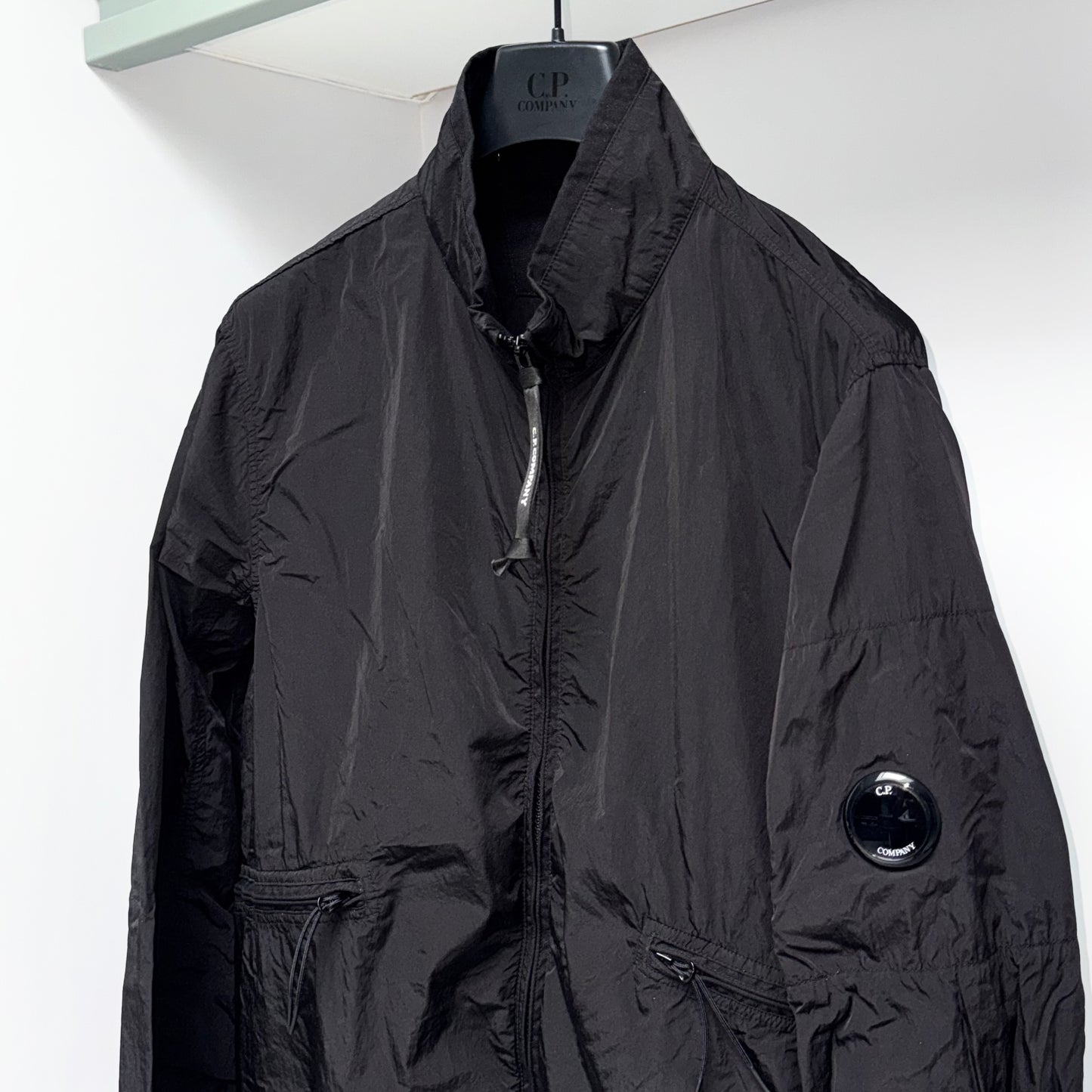 CP Company Chrome-R Nylon Full Zip Lens Jacket - Medium ptp20.5”