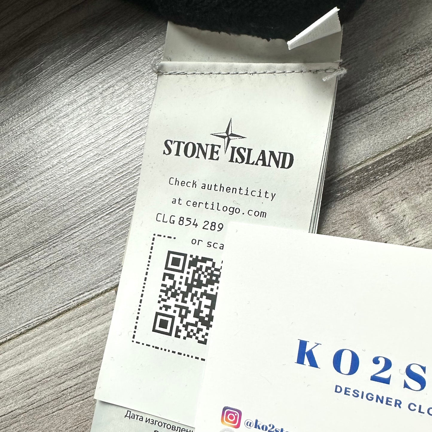 Stone Island Full Zip Badge Hoodie