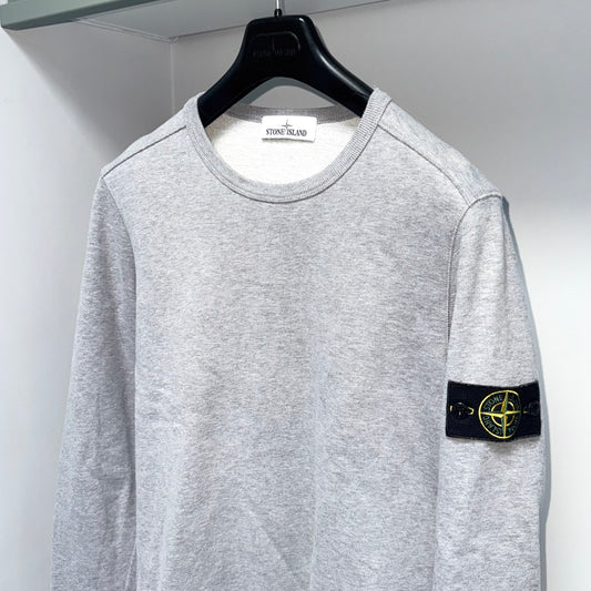Stone Island Pullover Badge Sweatshirt - Small ptp20”