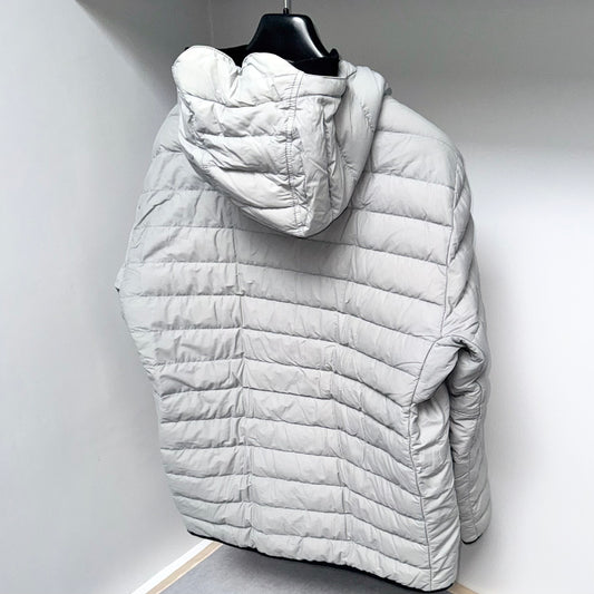 Stone Island O-Cotton / R-Nylon Tela Full Zip Badge Jacket - XXL ptp24.5”