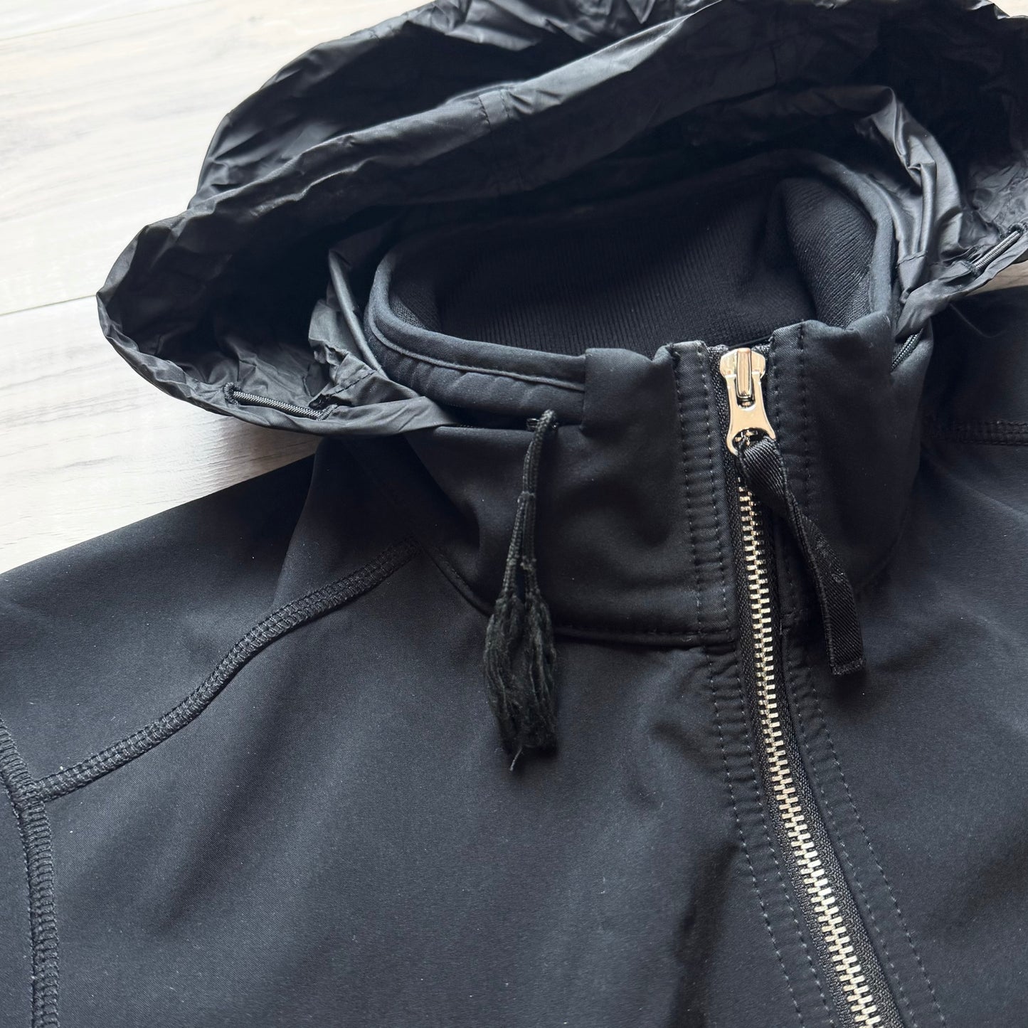 Stone Island Soft Shell-R Full Zip Badge Jacket - Small ptp19.5”