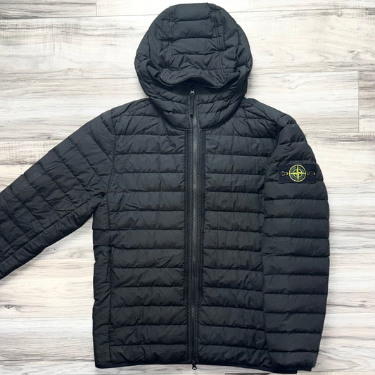 Stone Island O-Cotton / R-Nylon Tela Full Zip Badge Jacket - Large ptp21.5”
