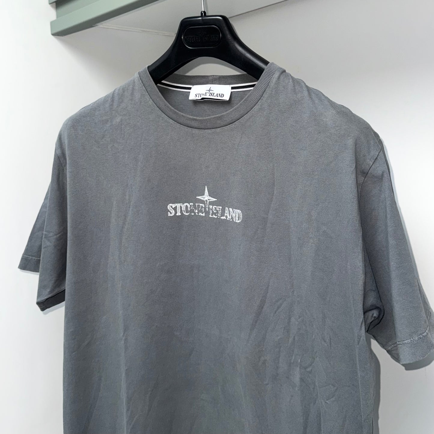 Stone Island Stamp Hand Print T shirt - XL ptp22”