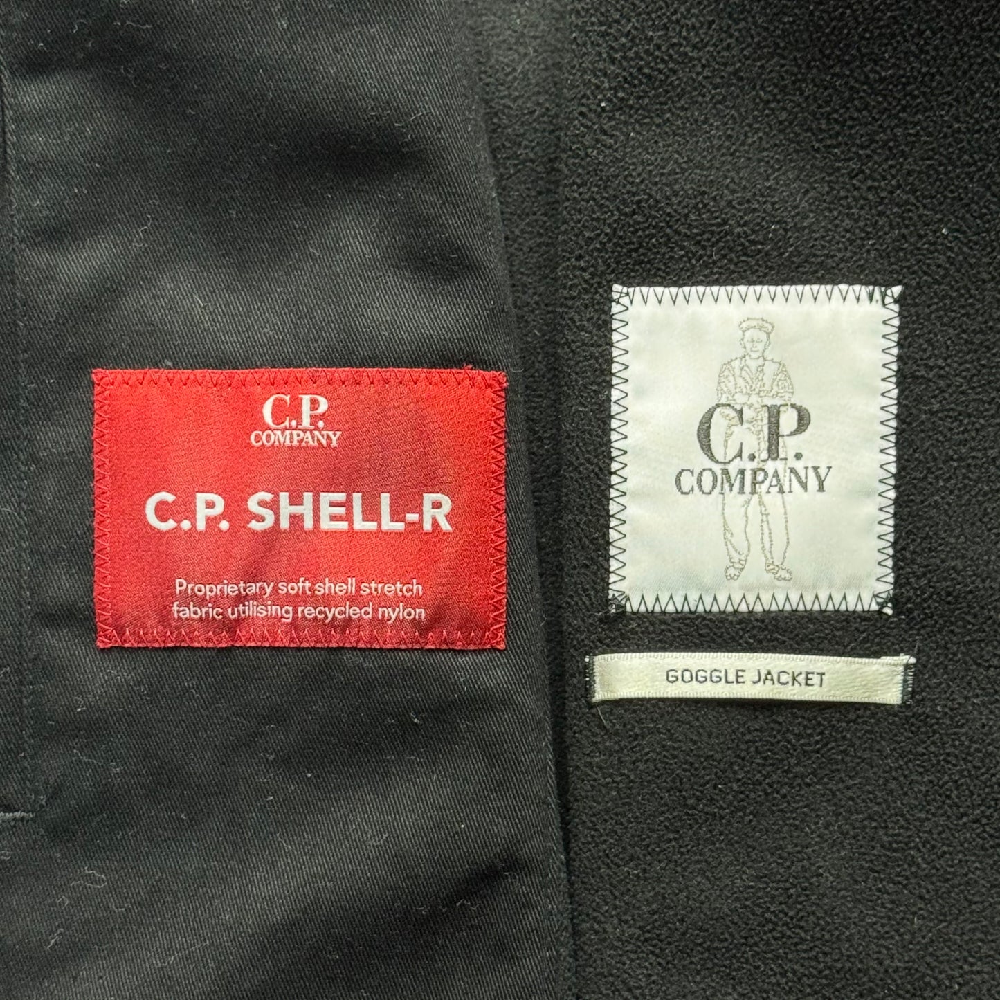 CP Company Shell-R Full Zip Goggle Jacket - XL ptp23”