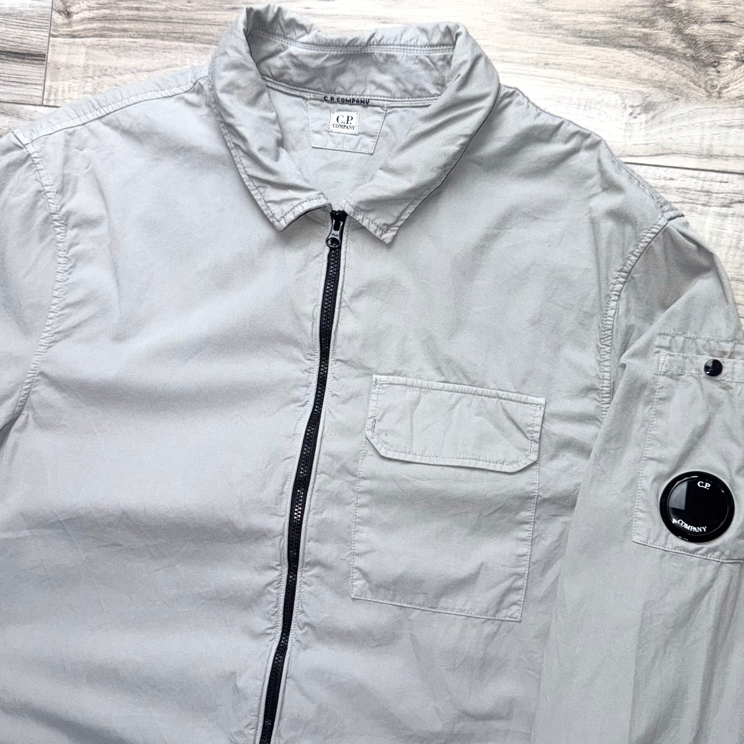 CP Company Full Zip Lens Overshirt - Large ptp21.5”