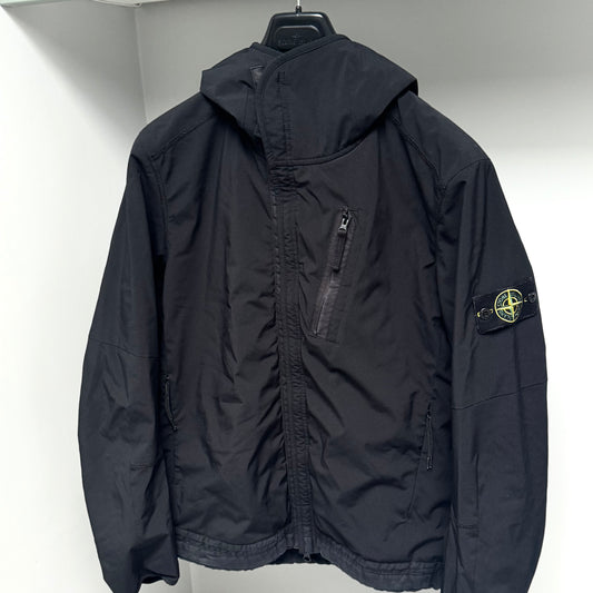 Stone Island Soft Shell-R With Primaloft Insulation Technology Full Zip Badge Jacket - Large ptp22”
