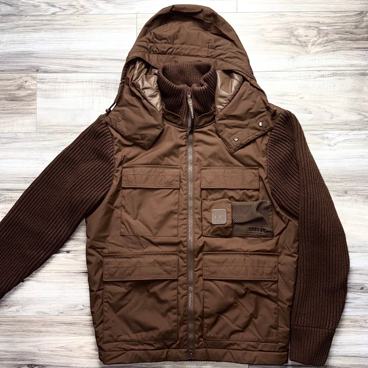 CP Company Metropolis Series Dynatec Mixed Lambswool Jacket - Large ptp22”