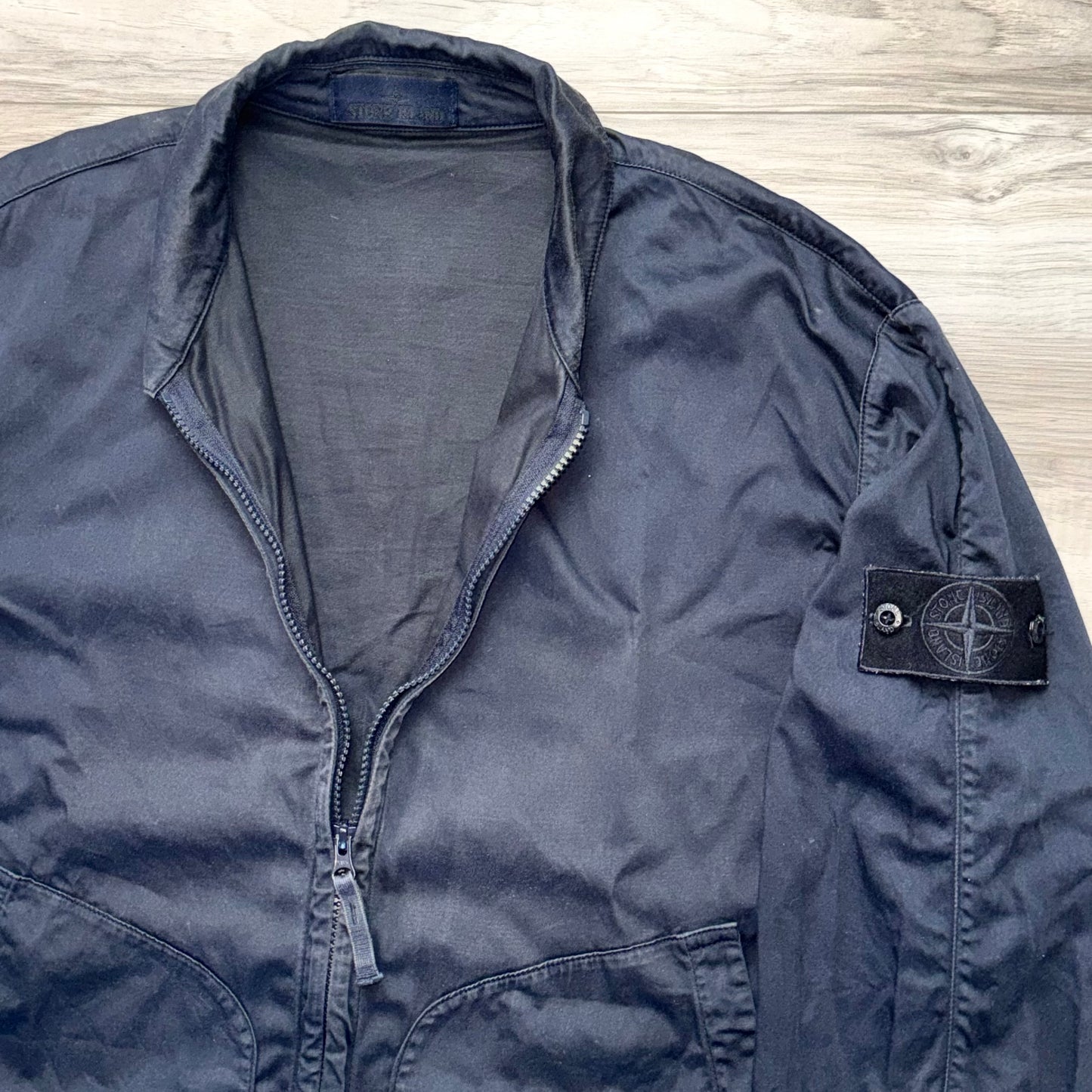 Stone Island Ghost Full Zip Badge Overshirt - XL