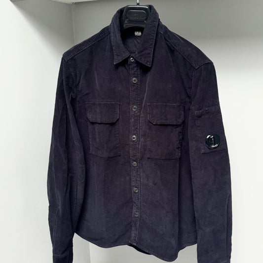 CP Company Corduroy Button Up Lens Overshirt - Medium ptp21”