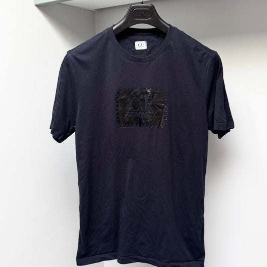 CP Company Navy Blue Logo T shirt - Medium
