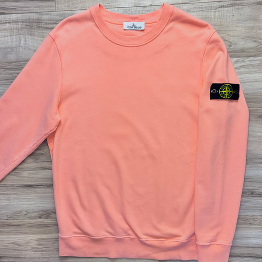 Stone Island Pullover Badge Sweatshirt - Large ptp22”