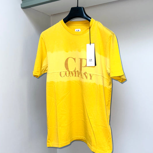 CP Company 24/1 Jersey Tie-Dye Logo T shirt - Small