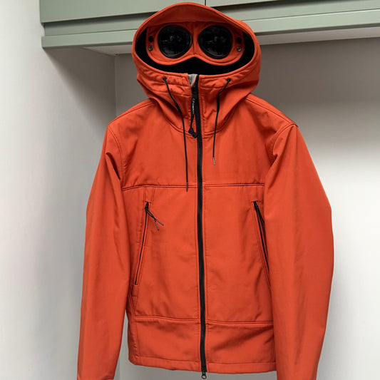 CP Company Orange Shell-R Full Zip Goggle Jacket - Medium ptp21”