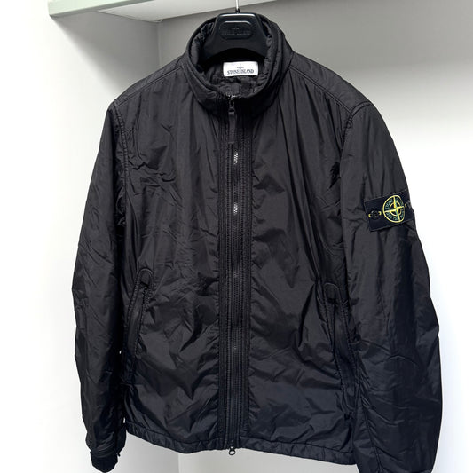 Stone Island Garment Dyed Crinkle Reps NY Full Zip Badge Jacket - Medium ptp22”