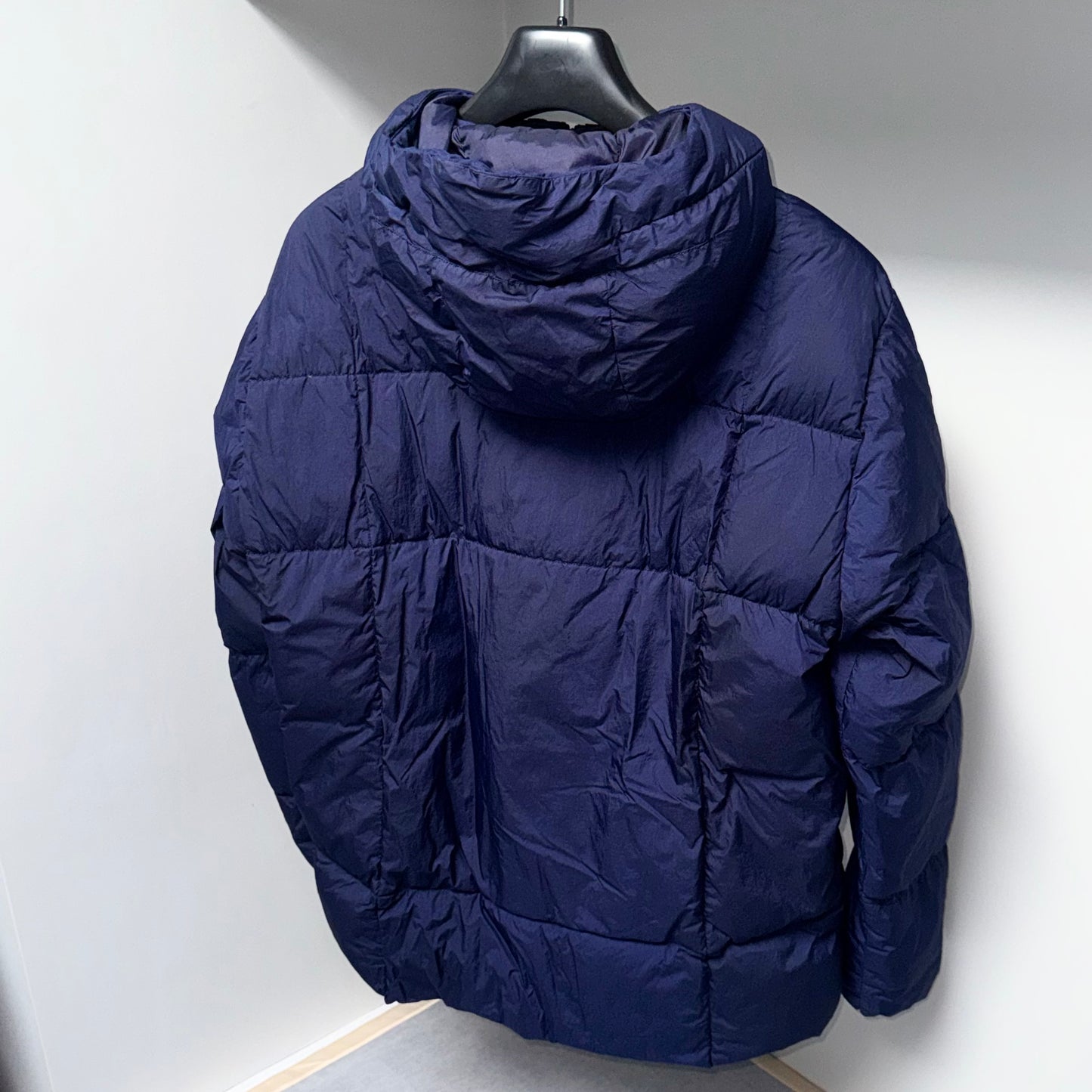 Stone Island Garment Dyed Crinkle Reps NY Down Full Zip Badge Jacket - XL ptp23.5”