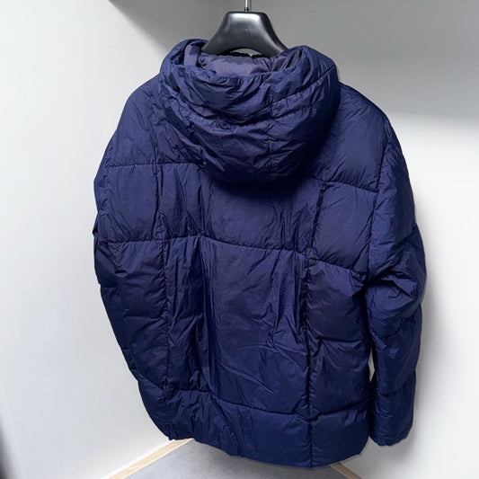 Stone Island Garment Dyed Crinkle Reps NY Down Full Zip Badge Jacket - XL ptp23.5”