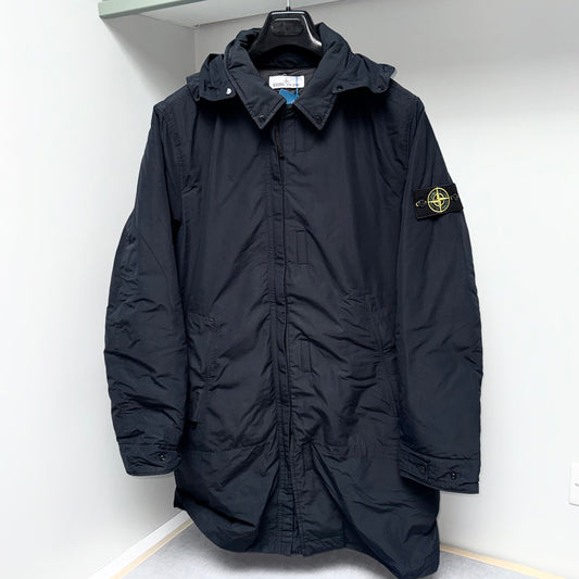 Stone Island Micro Reps With Primaloft Insulation Technology Full Zip Badge Trench Jacket - XL ptp24”