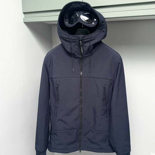 CP Company Blue Shell-R Full Zip Goggle Jacket - XL