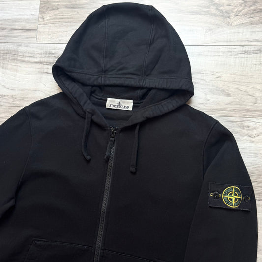 Stone Island Full Zip Badge Hoodie - Medium ptp21”