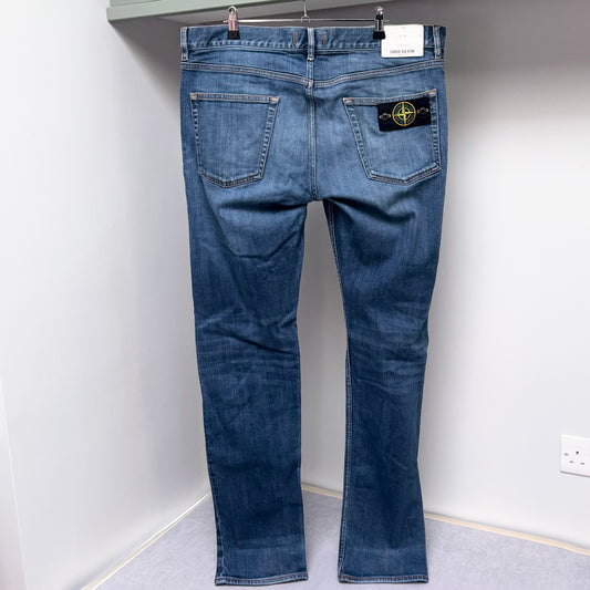 Stone Island Blue Denim Jeans - 38W 34L Slim Fit