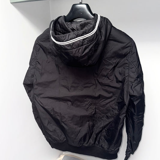 Stone Island Garment Dyed Crinkle Reps NY With Primaloft-TC Full Zip Badge Jacket - Small ptp21”