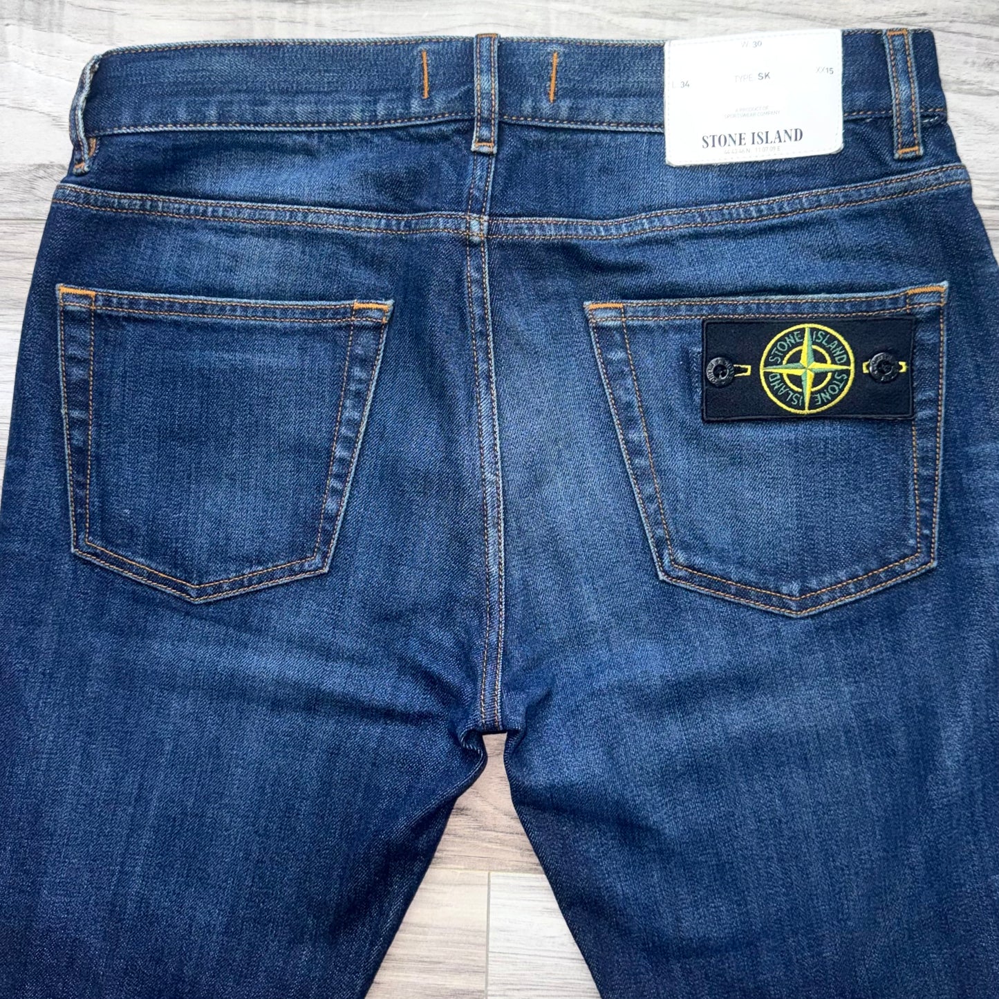 Stone Island Badge Jeans - 30W 34L
