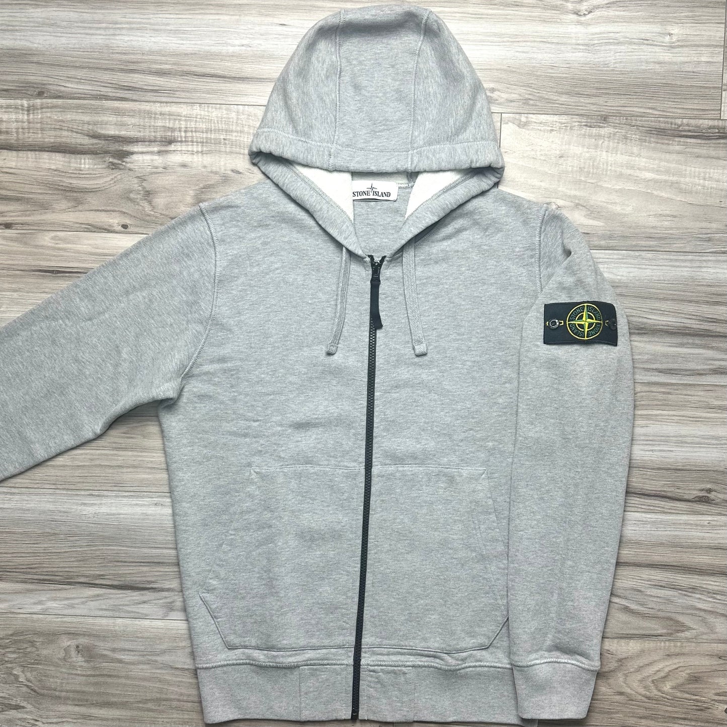 Stone Island Full Zip Badge Hoodie