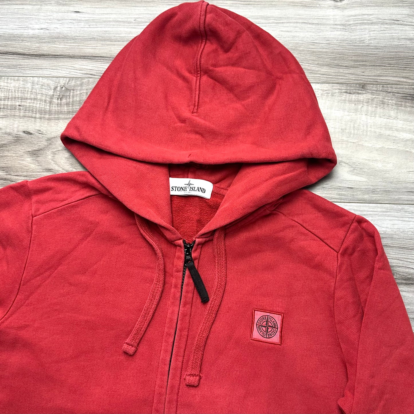 Stone Island Full Zip Patch Hoodie