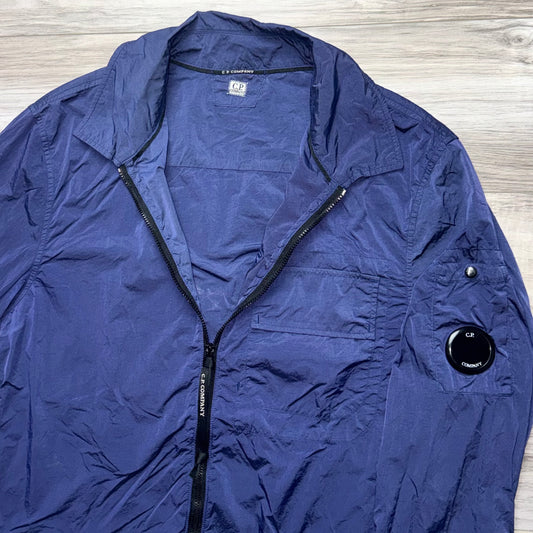 CP Company CR-L Nylon Lens Full Zip Overshirt - Small ptp19.5”